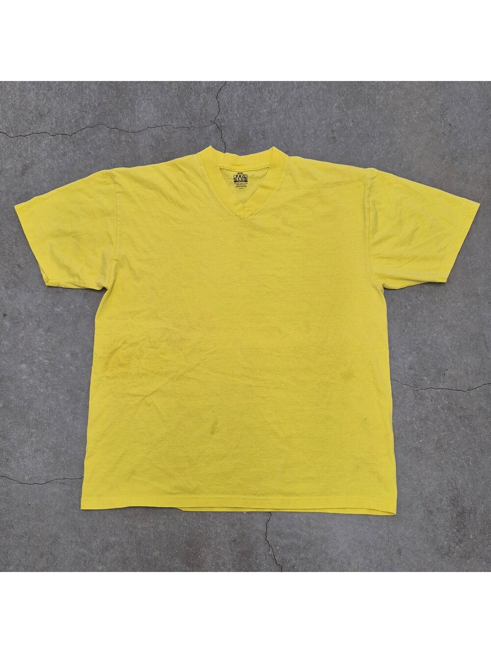 Pro Club Yellow V Neck T Shirt